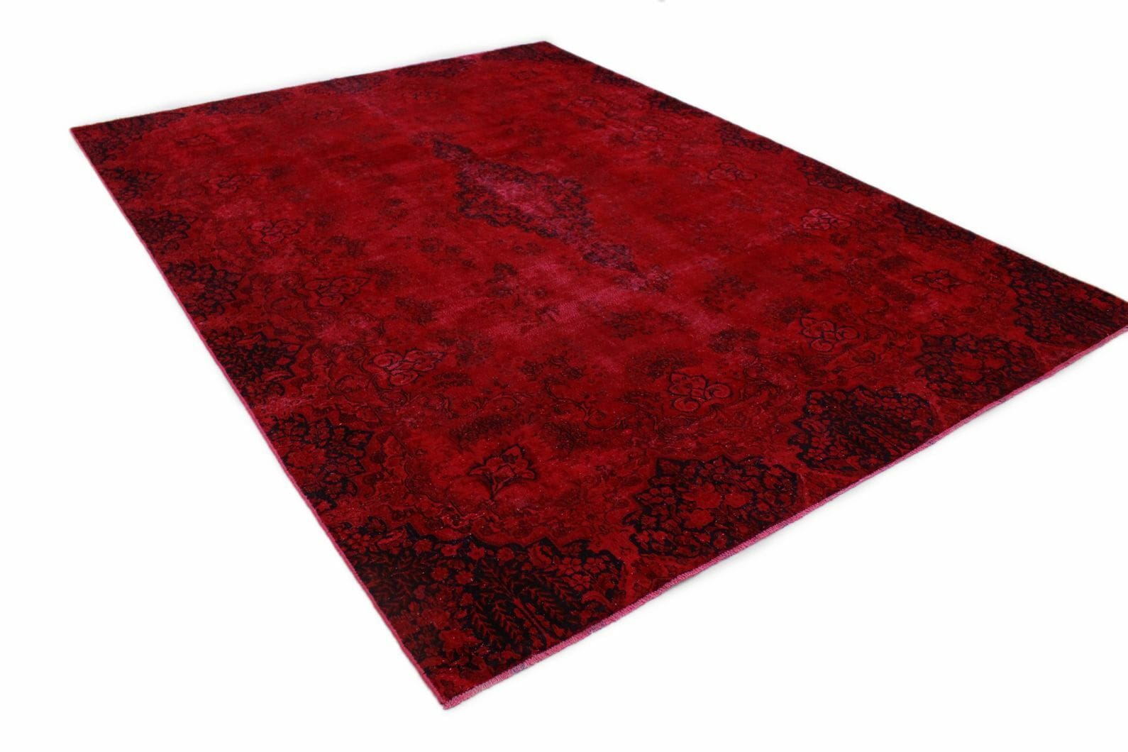 Orientteppich Vintage Rot 380x274 cm - Handgeknüpft, Unikat