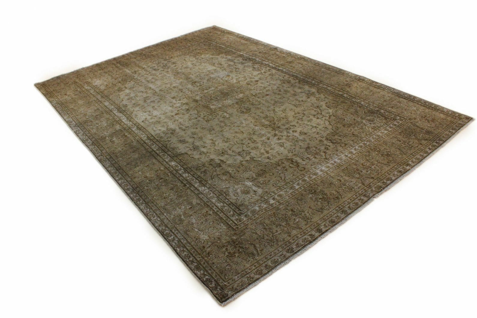 Vintage Orientteppich beige-sand 335x239cm, handgeknüpft