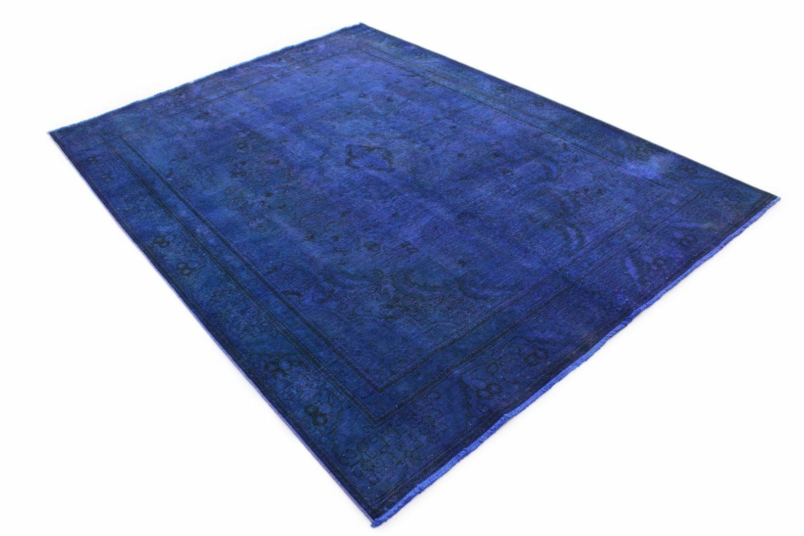 Vintage Orientteppich Lila 310x229 cm – Handgeknüpft, Unikat