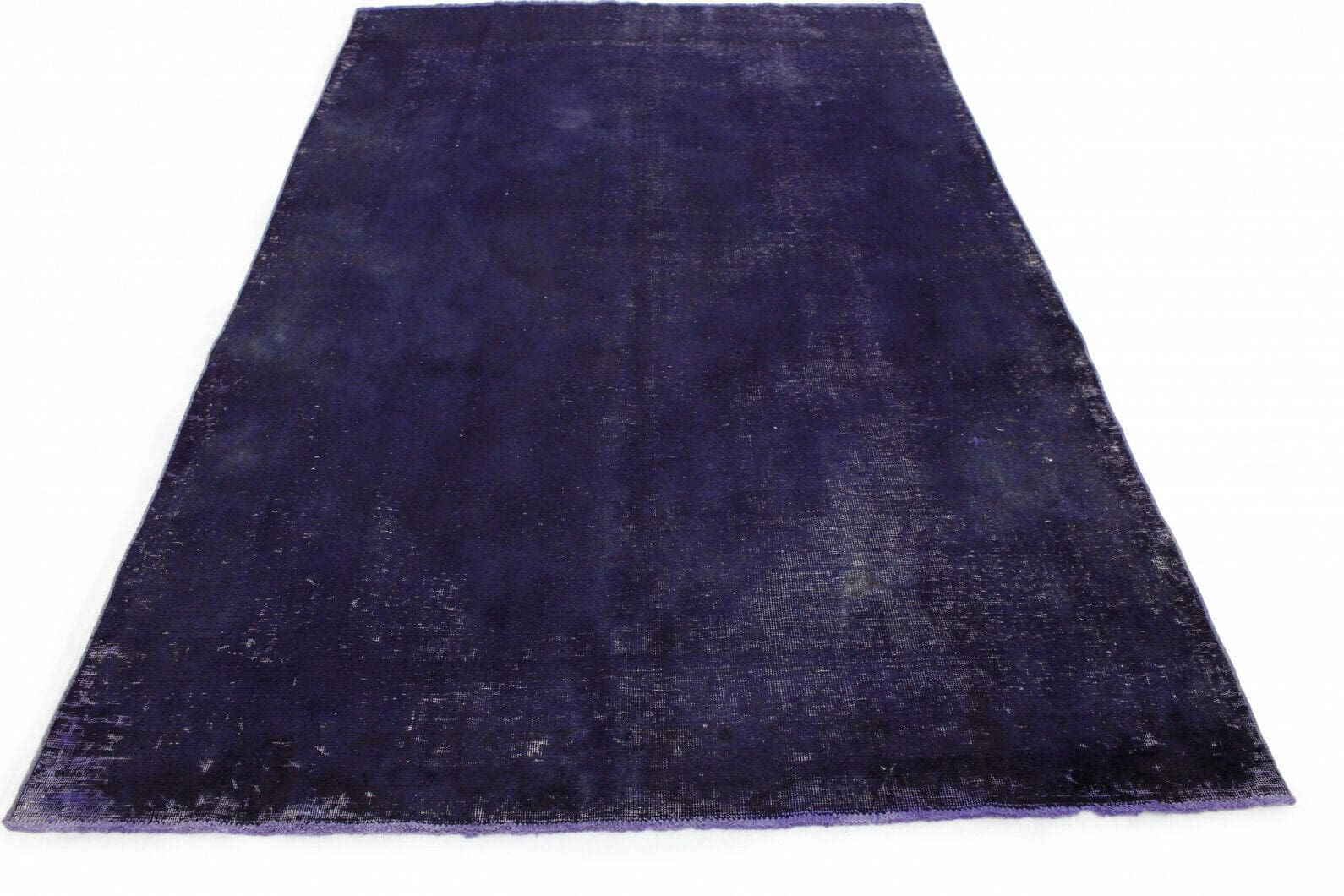 Moderner Vintage Orientteppich Lila 310x189 cm – handgeknüpft