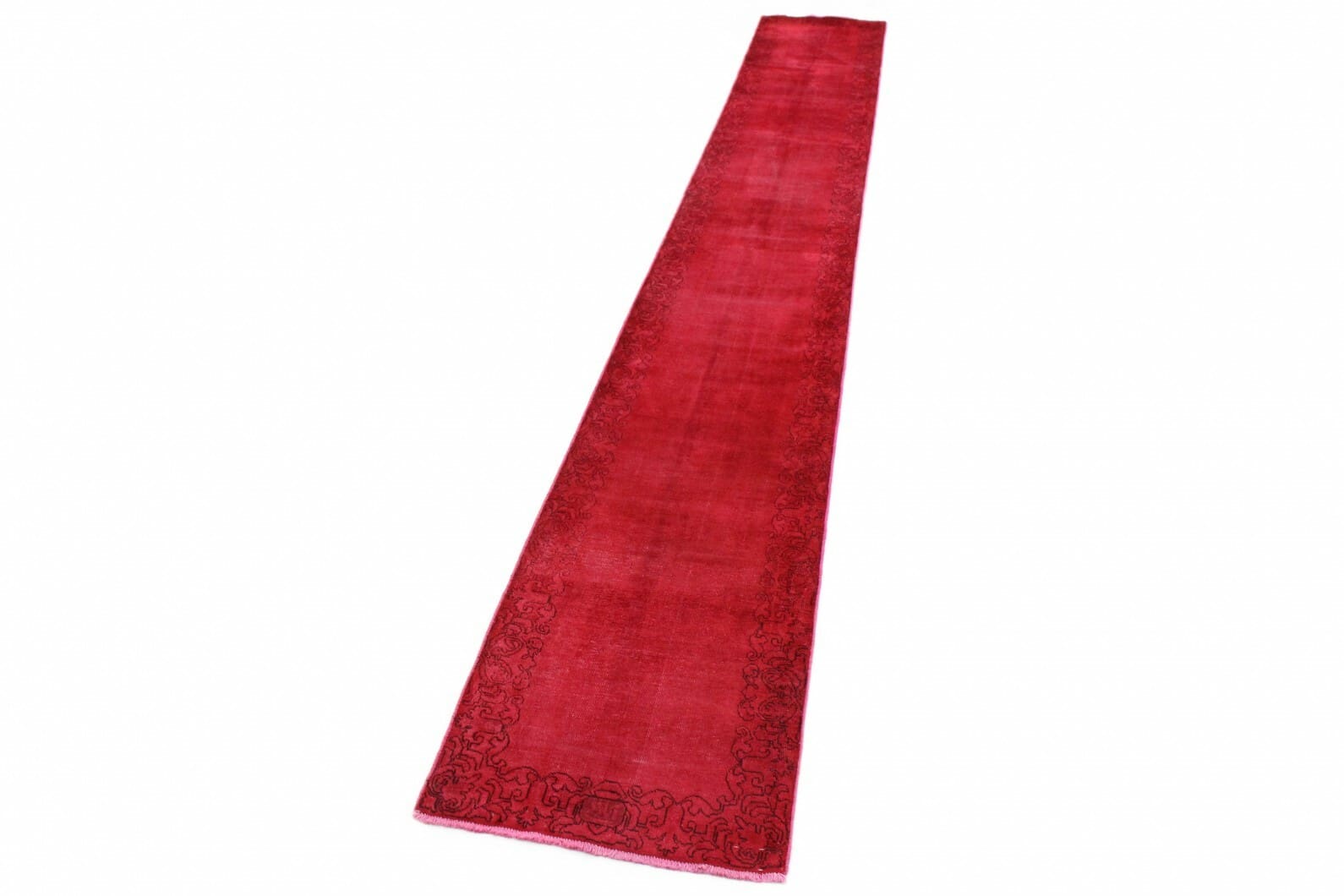 Vintage Läufer Rot 5,1x0,7m - Handgeknüpft, Orientteppich