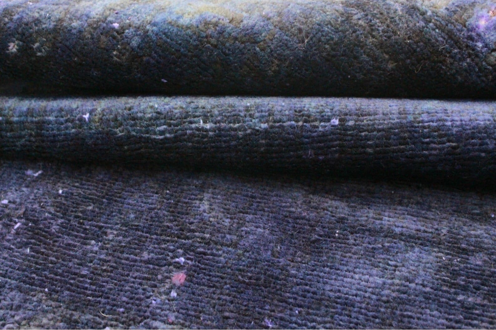 Vintage Orientteppich Läufer Lila 159x69cm – handgeknüpft