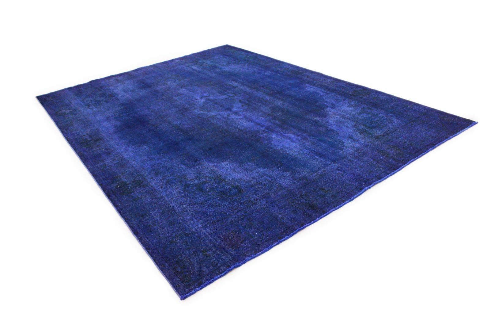 Vintage Orientteppich Lila 382x289cm, handgeknüpft, Unikat
