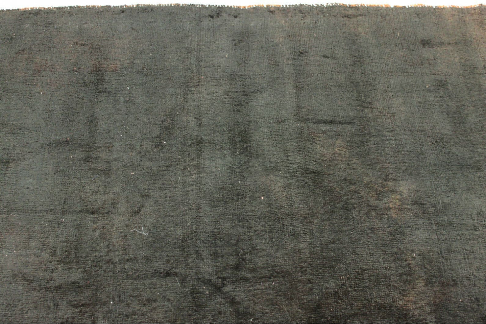 Exklusiver Orientteppich 193x161cm Schwarz - Vintage handgeknüpft