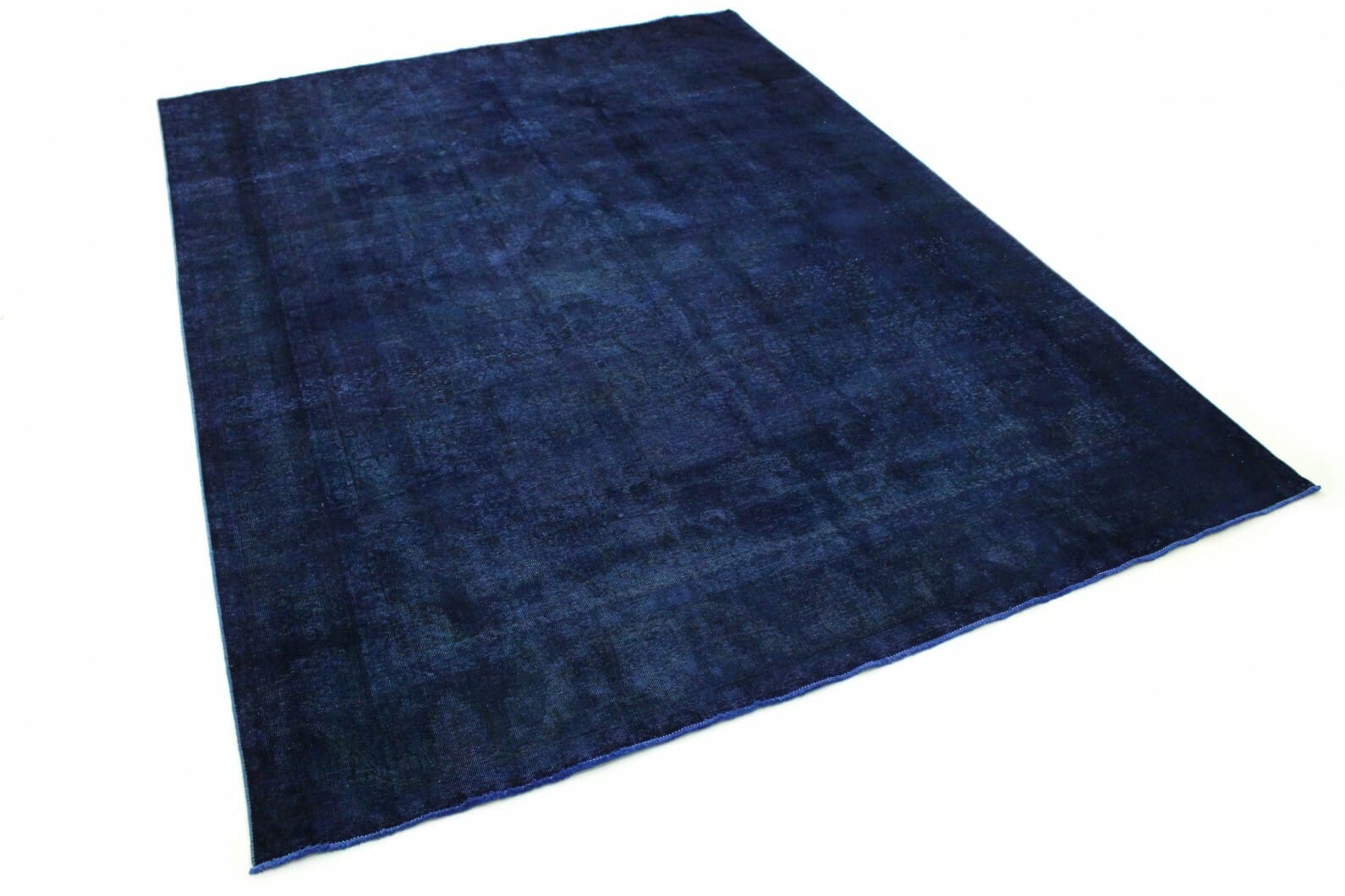 Vintage Orientteppich Blau 402x294 cm - Handgeknüpft, Designer