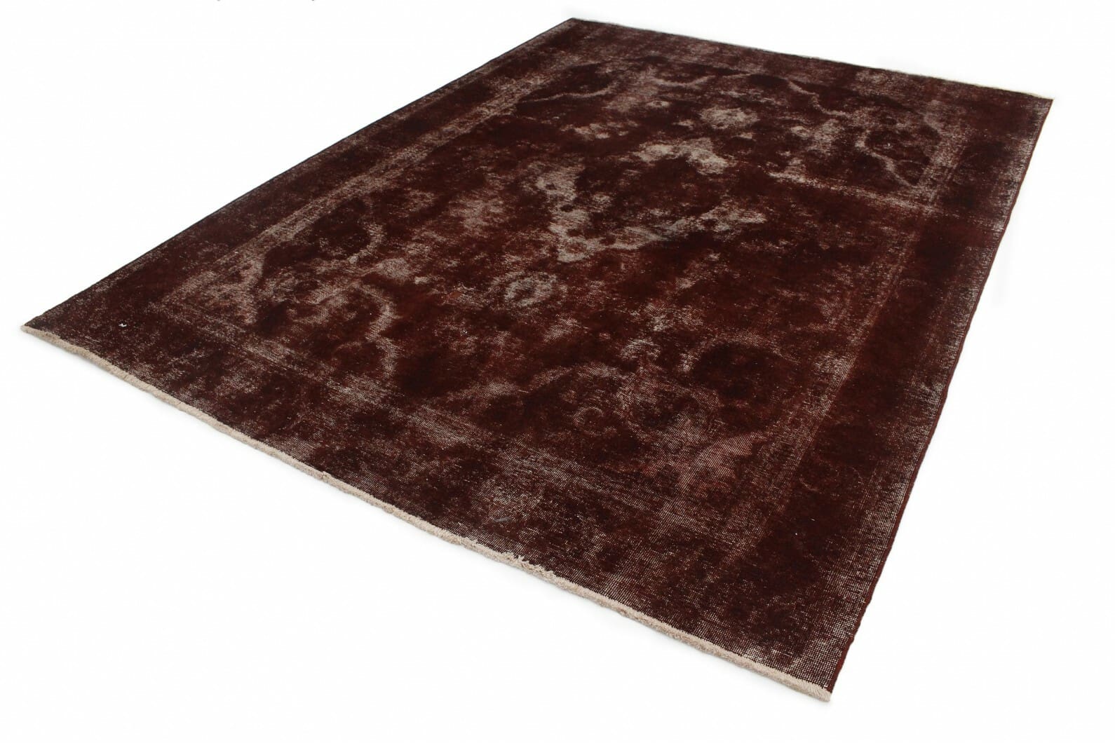 Vintage Orientteppich Rost Braun 328x239 cm, handgeknüpft