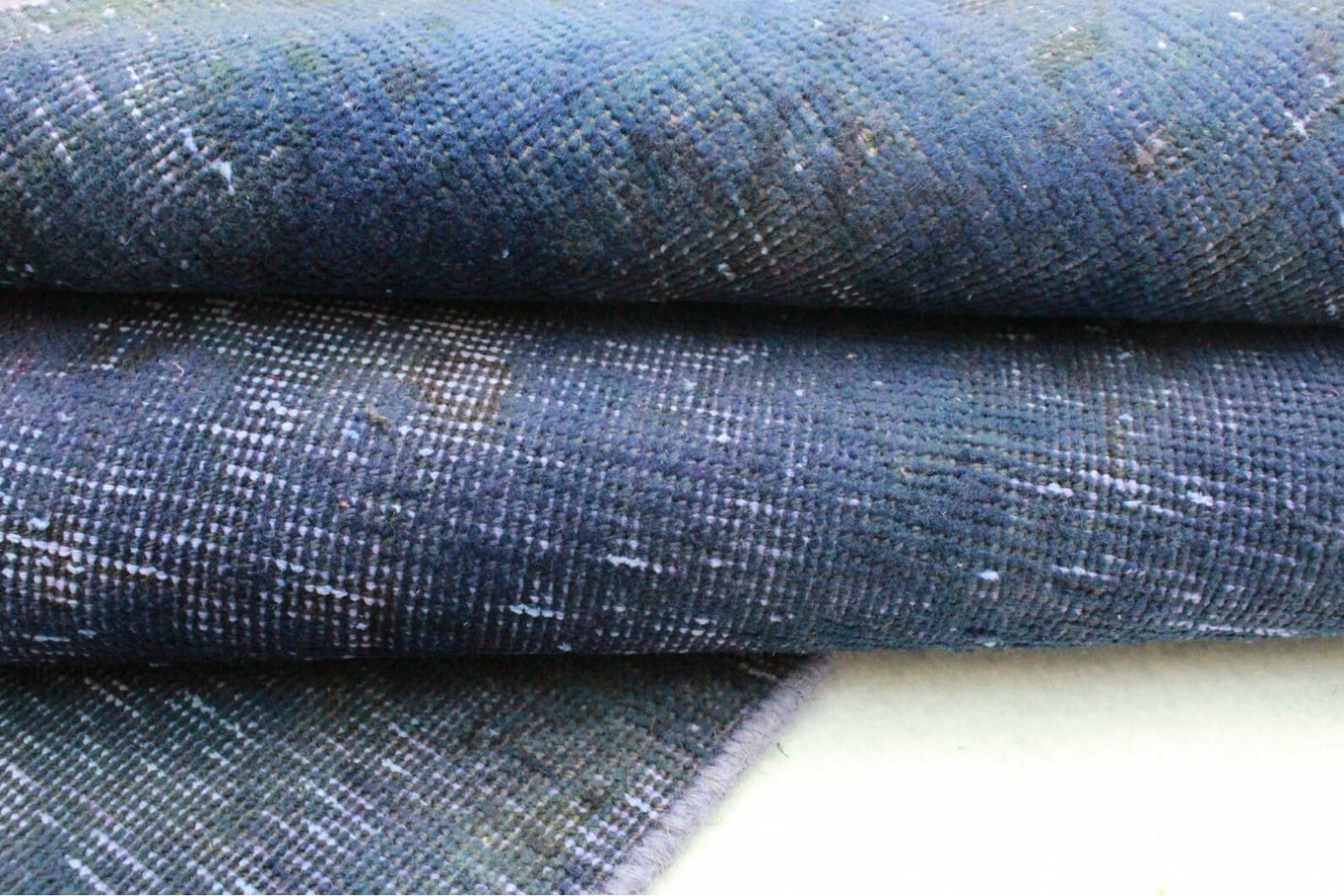 Exklusiver Vintage Teppich Läufer Lila 240x80cm, handgeknüpft