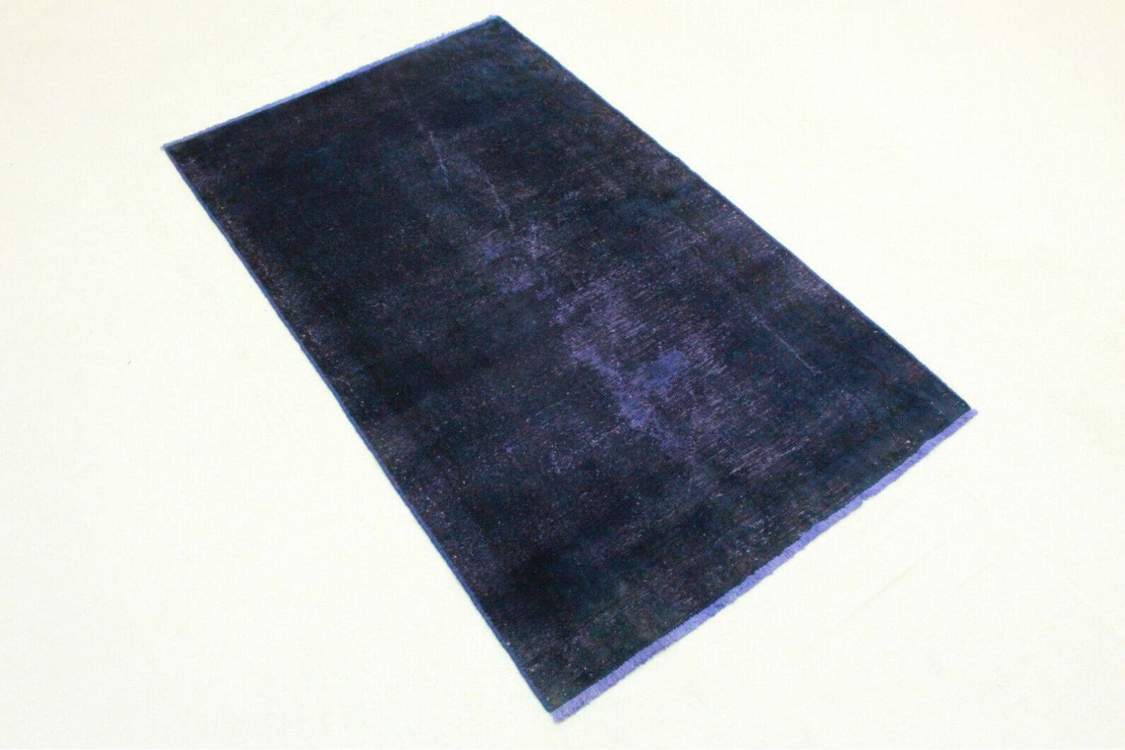 Vintage Orientteppich 188x109cm Lila, handgeknüpft, Designerstück