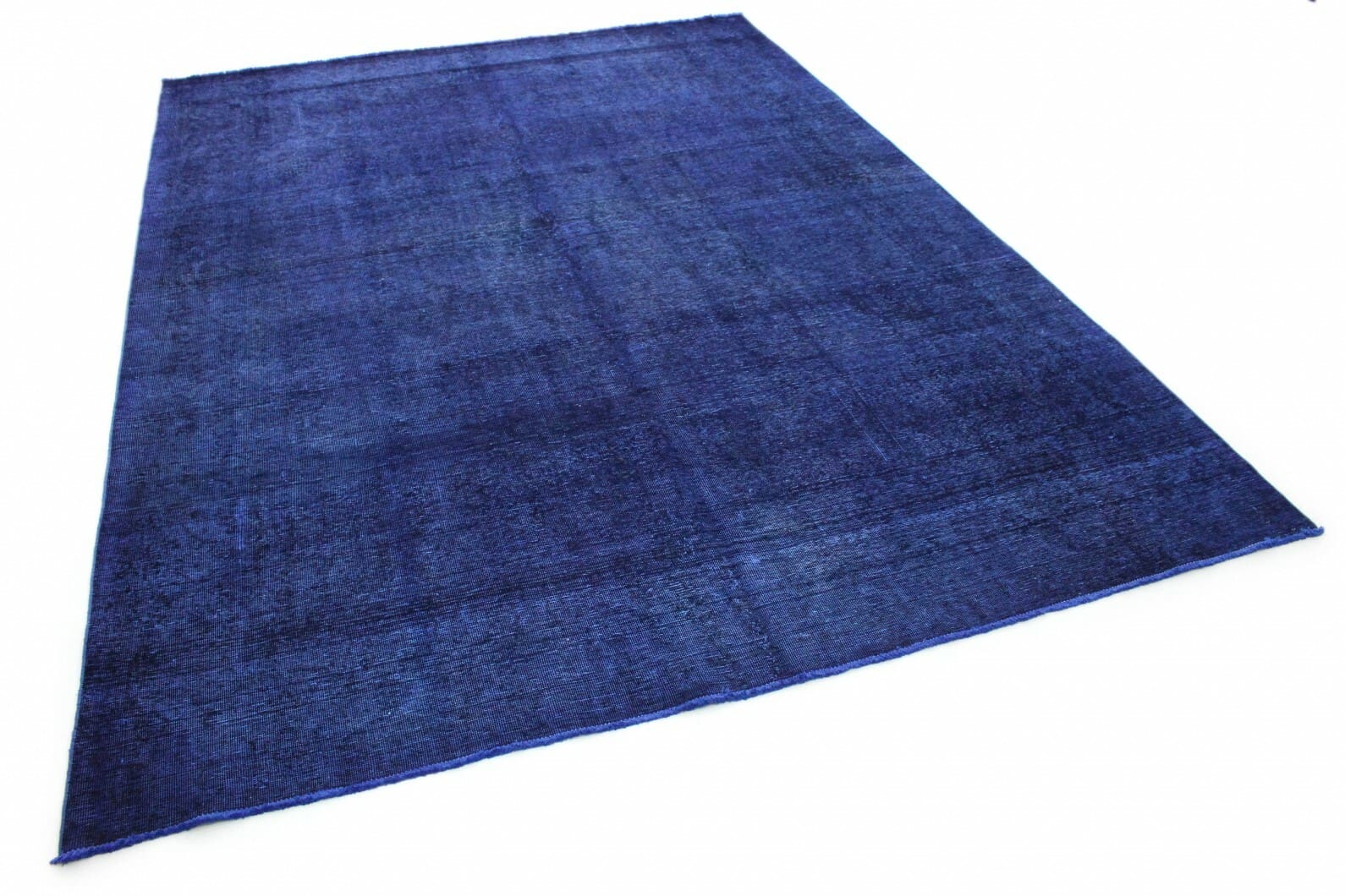 Vintage Orientteppich Blau-Lila 400x291cm handgeknüpft