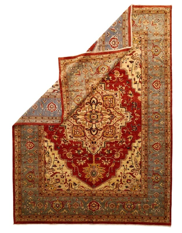 ZieglerDesignHeriz Teppich 404x296 cm, handgeknüpft, Orientteppich