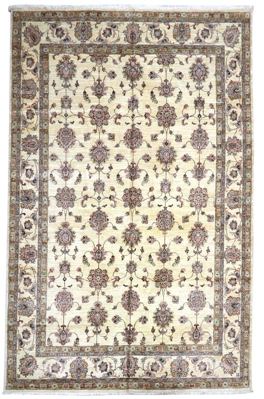 Ziegler Teppich 350x255 cm - Antik Design, Handgeknüpft, Orientteppich