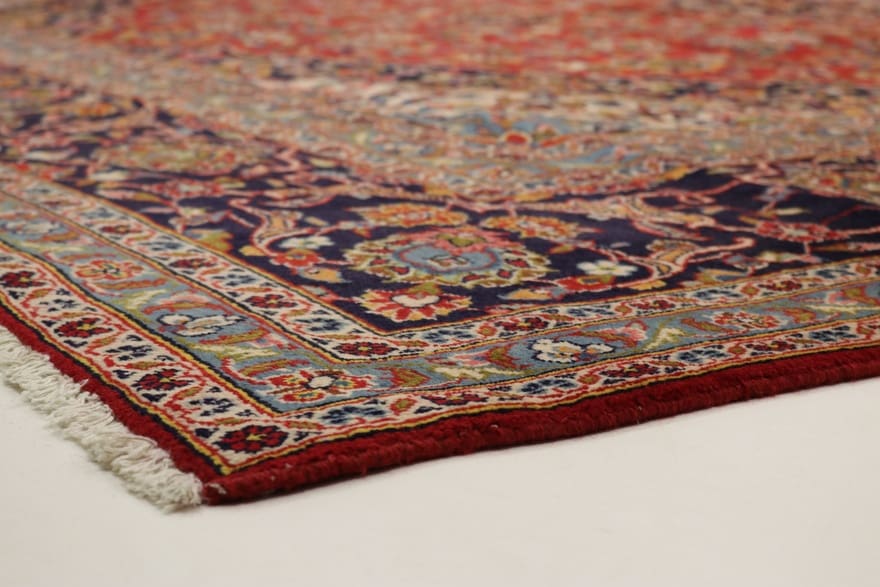 Kashan Teppich 418x301 cm – Traditioneller Perserteppich handgeknüpft