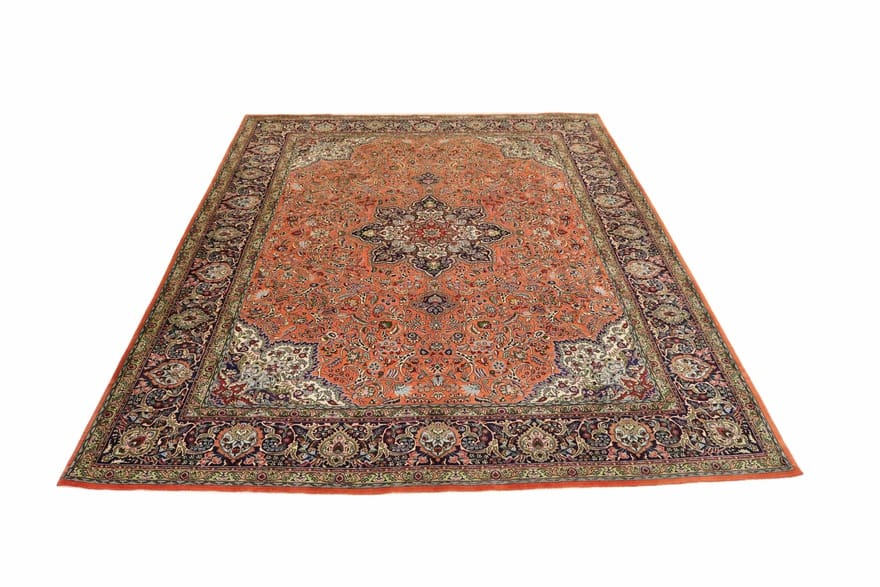 Tabriz 40 Raj Teppich 399x306 cm - handgeknüpft Perserteppich