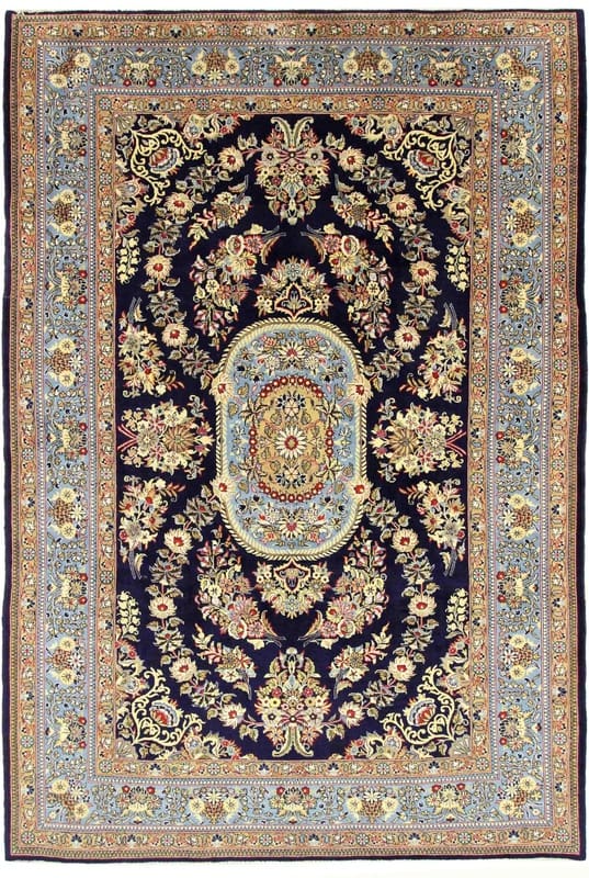 Ghom Teppich 344x229 cm Handgeknüpft Orientteppich H1