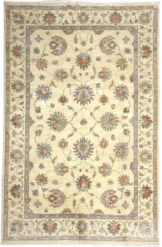 Ziegler Teppich 299x210 cm - Antiklook, Handgeknüpft, Orientteppich