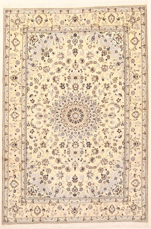 Zeitloser Nain 9La Teppich 305x208 cm, Wolle & Seide, handgeknüpft