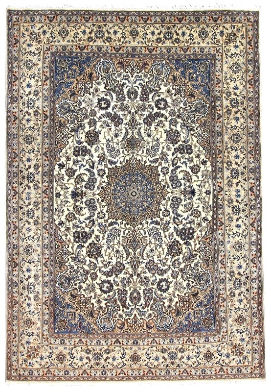 Nain Teppich 312x216 cm, 260.000 Knoten, handgeknüpft, Perserteppich