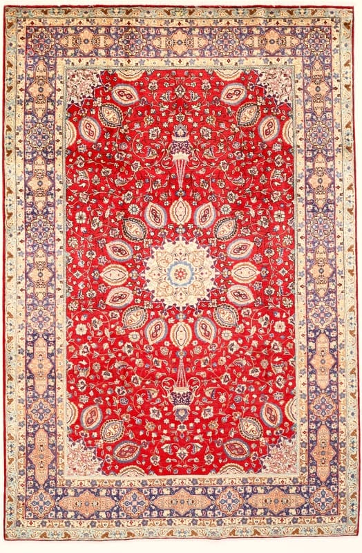 Tabriz Teppich 302x201 cm - handgeknüpft, Perserteppich