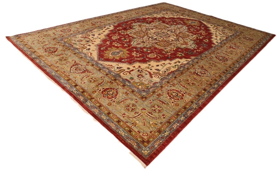ZieglerDesignHeriz Orientteppich 373x270 cm – handgeknüpft, Wolle