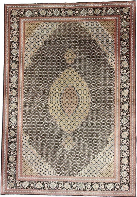 Tabriz Mahi 50 Raj Teppich 302x205 cm - Perserteppich handgeknüpft