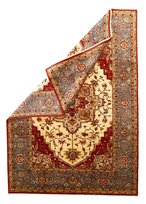 ZieglerDesignHeriz Teppich 349x248cm, handgeknüpft, Orientteppich