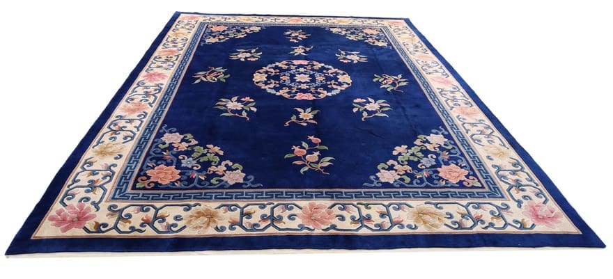 Handgefertigter Orientteppich 368x272 cm – Traditionelles Design, Wolle