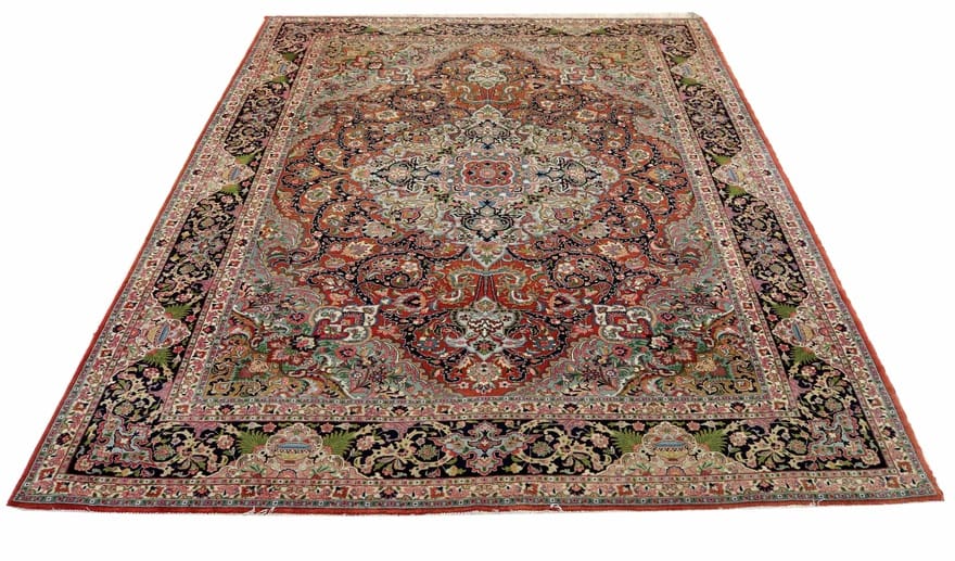 Tabriz 50 Mahi Teppich 359x251 cm – handgeknüpft, Perserteppich H1