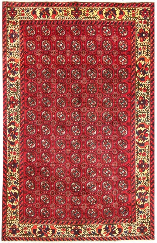 Kurdi Orientteppich 286x185 cm – Handgeknüpft aus Wolle, Unikat
