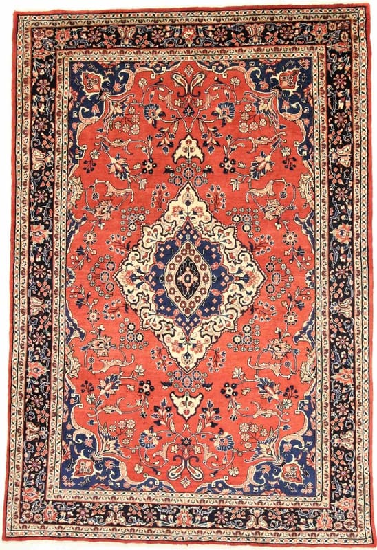 Orientteppich Mehraban 312x211 cm - antik, handgeknüpft