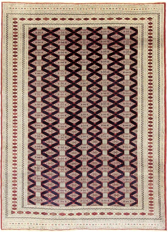 Turkaman Orientteppich 291x213 cm – Handgeknüpft aus Wolle