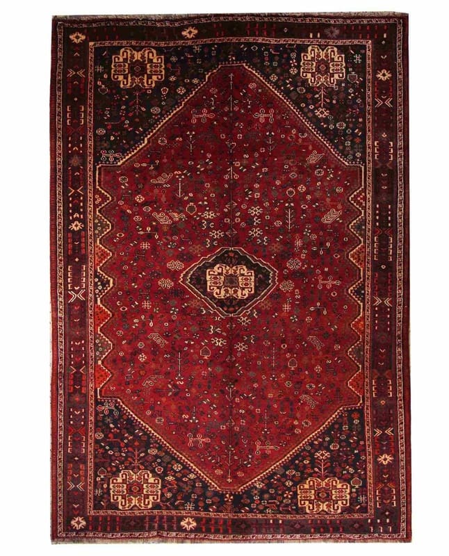 Ghashghai Teppich 284x179 cm - Feinster Orientteppich handgeknüpft