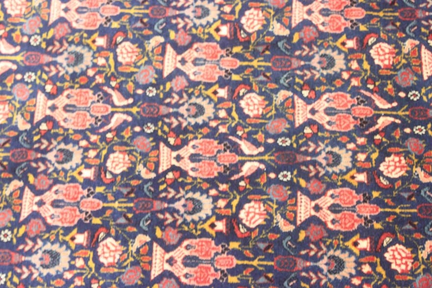 Abadeh Antik-Teppich 321x215 cm, 200.000 Knoten, Perserteppich, handgeknüpft