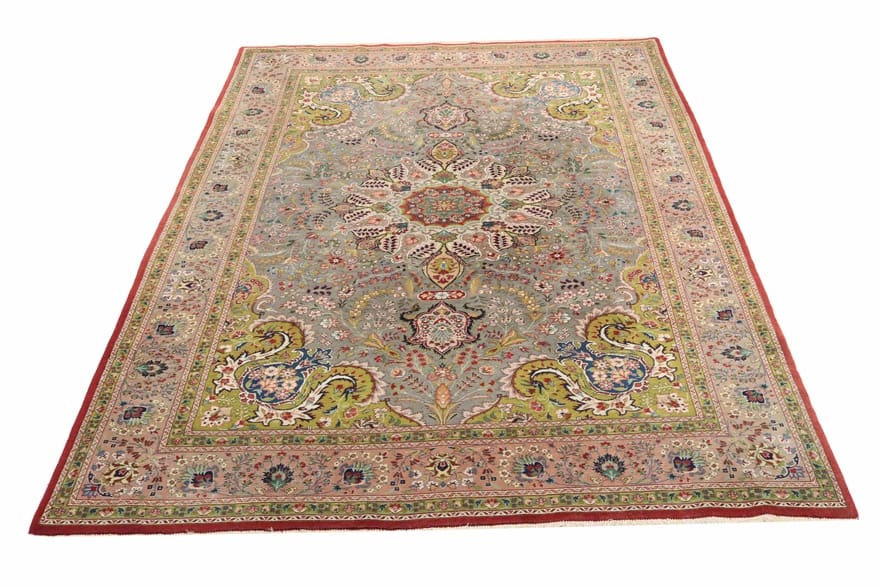 Tabriz 40 Raj Teppich 299x199 cm – handgeknüpft, Perserteppich