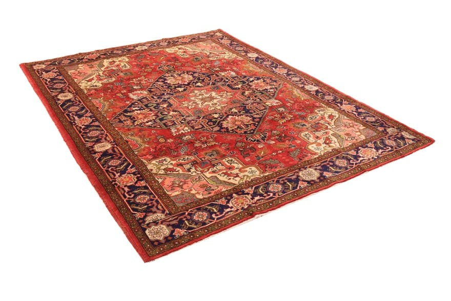 Handgeknüpfter Heriz Orientteppich 281x214 cm, 100% Wolle, bunt