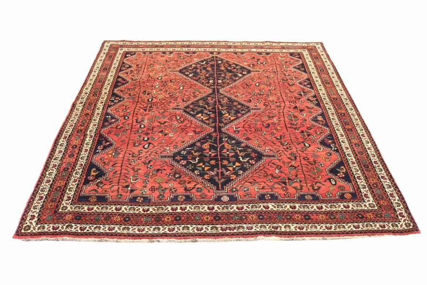 Ghashghai Teppich 286x192 cm – Handgeknüpft, Perserteppich