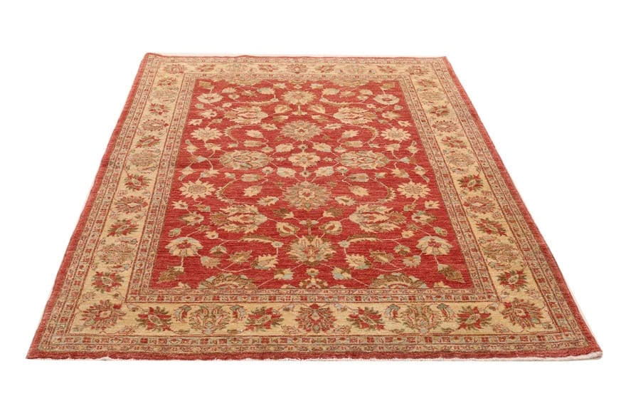 Ziegler Teppich 239x171 cm - Antik, lebendige Farben, handgeknüpft