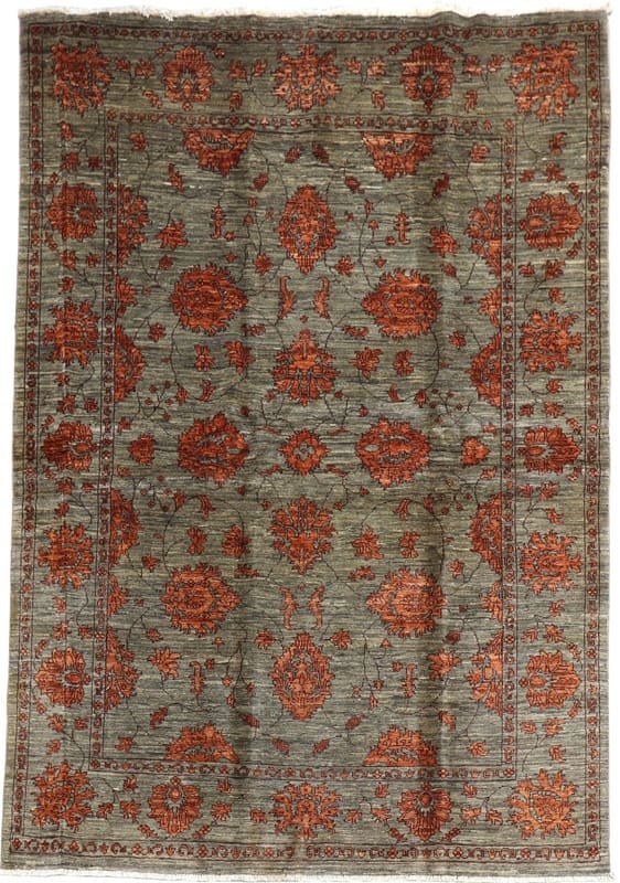 Ziegler Orientteppich 242x174 cm – Antiklook, handgeknüpft