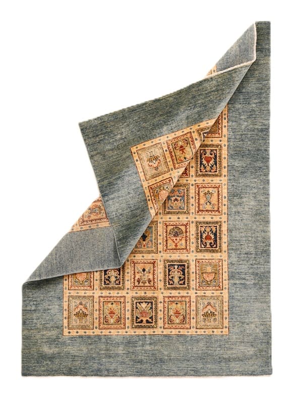 Ziegler Teppich 250x175 cm – Handgeknüpft, elegante Wolle, Orientteppich