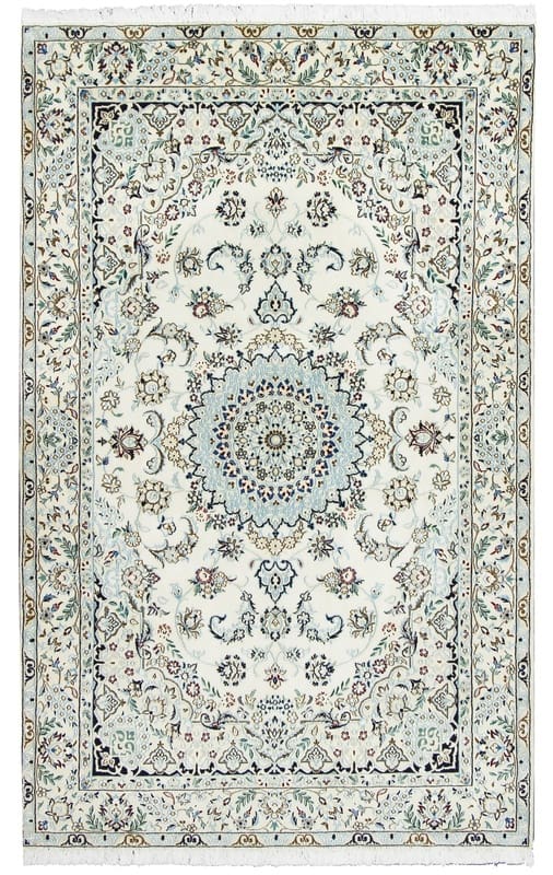 Exklusiver NAIN 9LA Teppich 246x157 cm - Handgeknüpft, Perserteppich