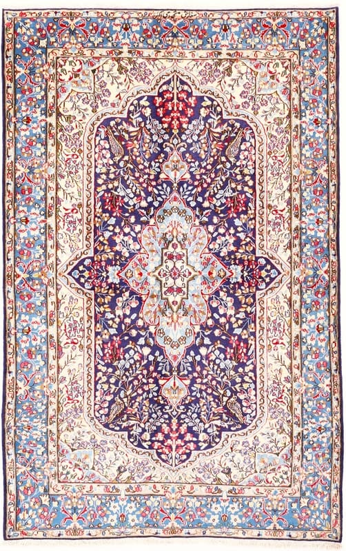 Kerman Teppich 229x148 cm | Hochwertig & farbenfroh | handgeknüpft H1