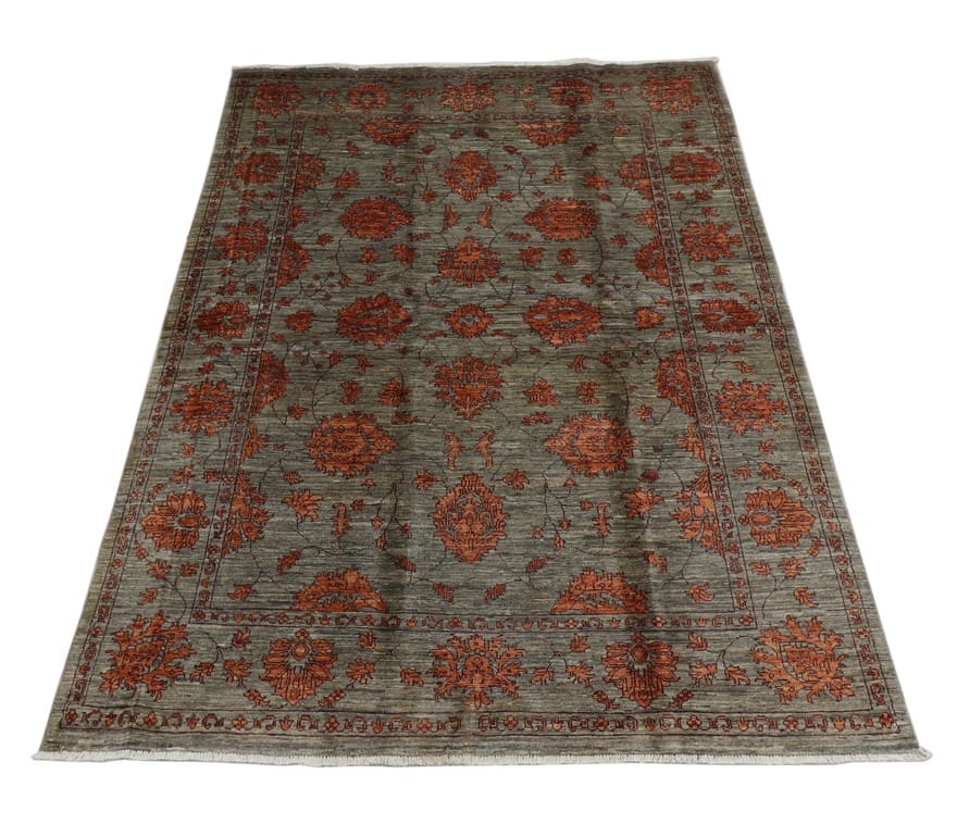 Ziegler Orientteppich 242x174 cm – Antiklook, handgeknüpft