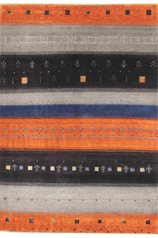 Eleganter Loribaft Orientteppich 252x176 cm aus 100% Wolle, handgeknüpft