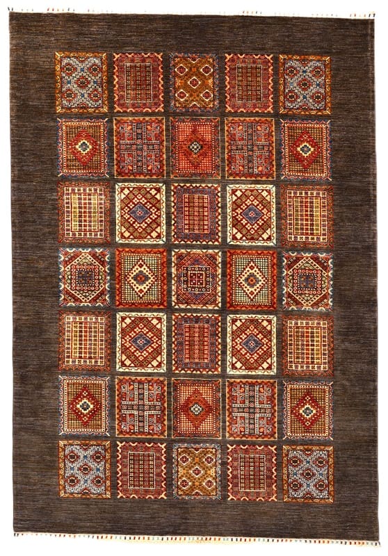 Waziri Orientteppich 252x176 cm – Handgeknüpft, Wolle, Eleganz