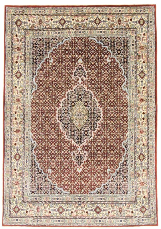 Moud-Teppich 251x166 cm – Handgeknüpft, Luxus aus Birdjand