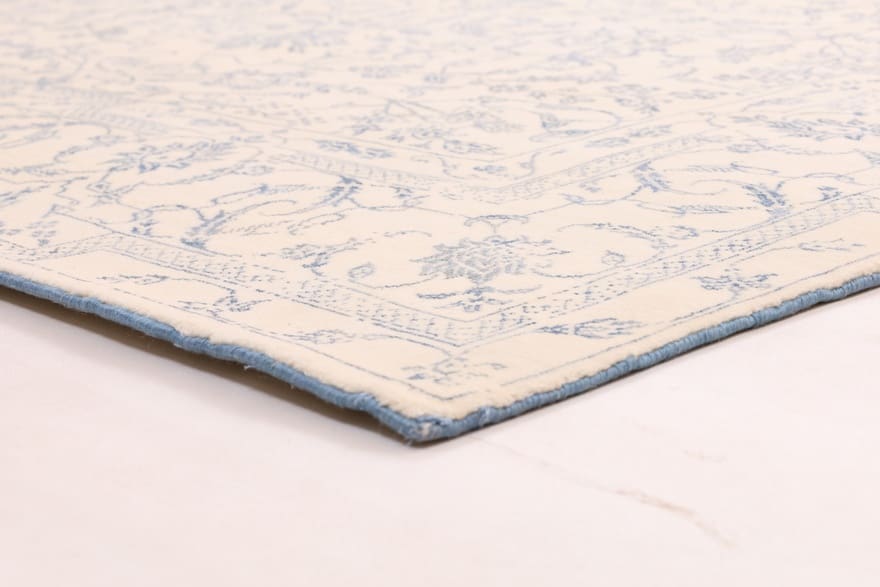 MODERN Lotus Teppich 242x171 cm | Designer-Teppich handgeknüpft