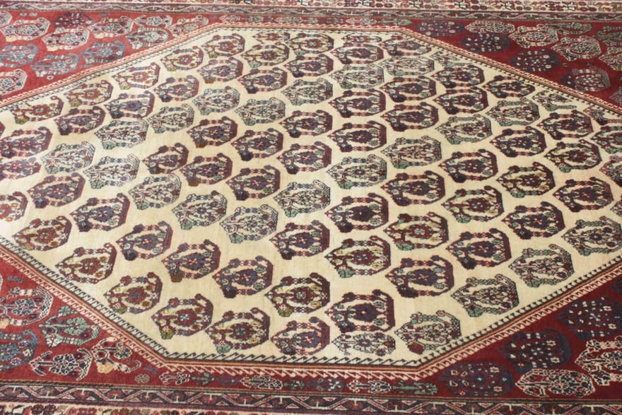 Ghashghai Teppich 247x154 cm, handgeknüpft, 160.000 Knoten, Perserteppich