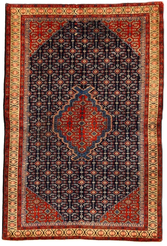 Ardebil-Teppich 202x135 cm - Meisterwerk persischer Kunst, handgeknüpft