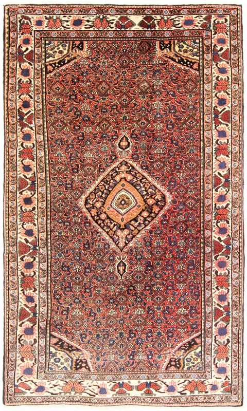 Bidjar Teppich 218x128 cm - robust & verschleißfest, handgeknüpft