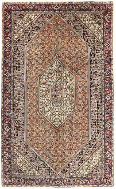 Bidjar Teppich 222x135 cm - Robust & Verschleißfest, handgeknüpft