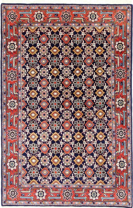 Orientteppich Sarough Mir 214x140 cm – antik, einzigartig, handgeknüpft